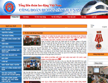 Tablet Screenshot of congdoandsvn.org.vn